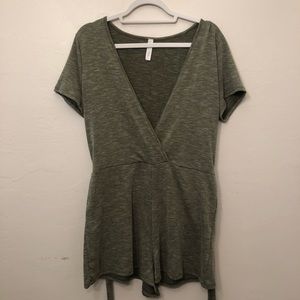 Army Green Romper
